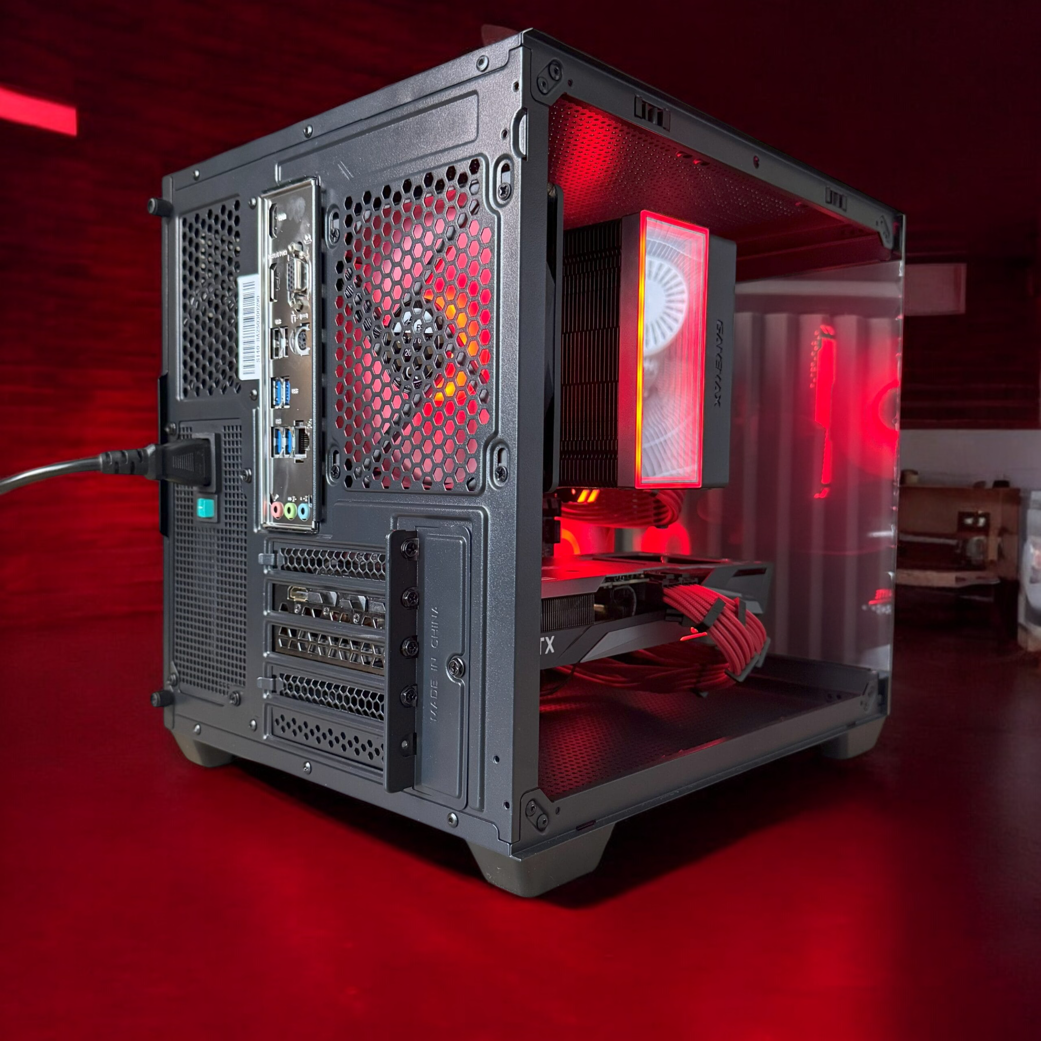 PC-i-1168-scaled-Photoroom Budget Mini Red (Ryzen 5 5600X, RTX 3060 Ti, 16 GB DDR4, 1TB SSD - Image 1